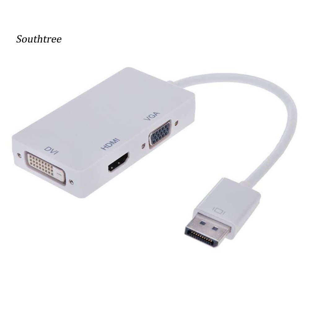 Cáp Chuyển Đổi 3 Trong 1 Đa Năng Dp Sang Hdmi/Dvi/Vga