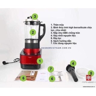 [BH 12 tháng] Máy làm sữa hạt Ranbem 735H