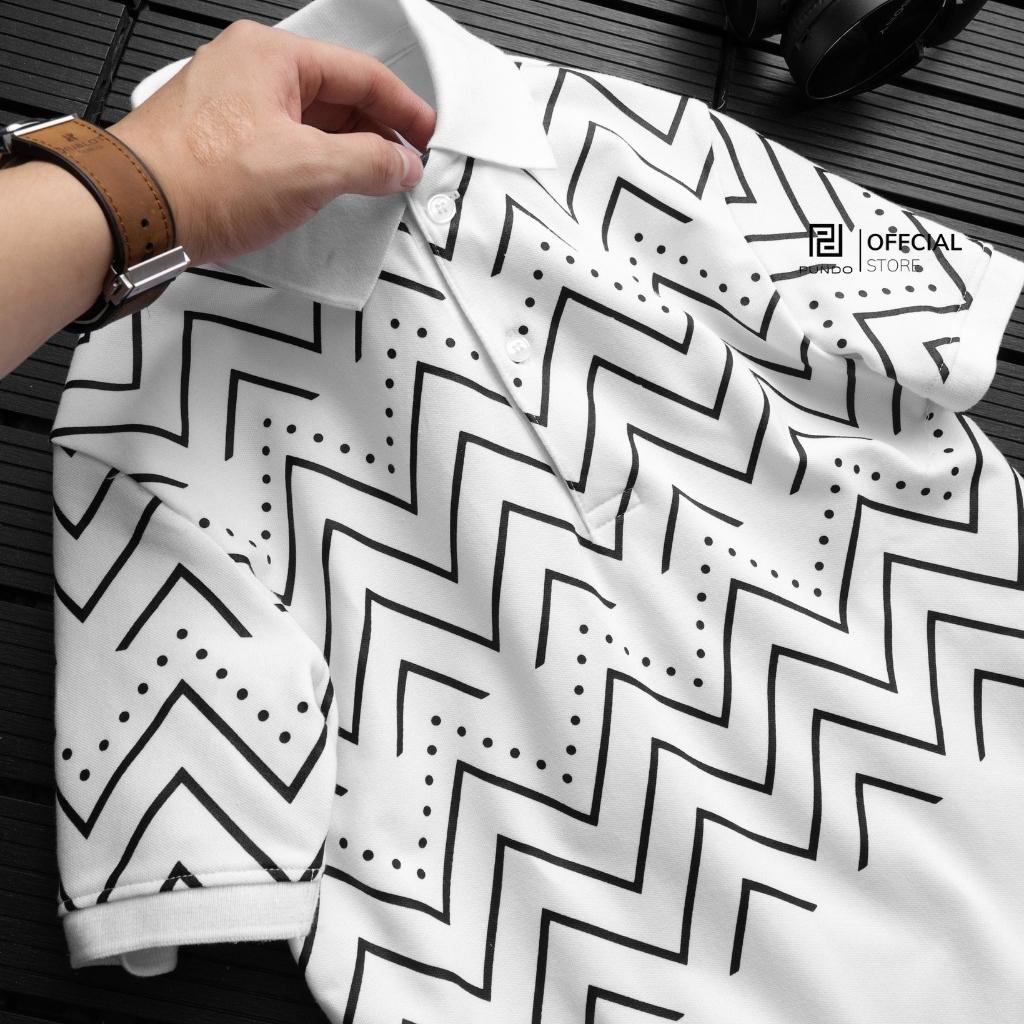 Áo thun polo nam PUNDO phông có cổ 2 màu basic dễ phối chất cotton cao cấp APPD41