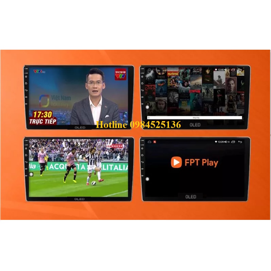 Màn liền camera 360 OLED C8S NEW cho các dòng xe ô tô, Màn hình dvd android OLED C8S ram 3g rom 32g ĐẢNG CẤP THỜI THƯỢNG