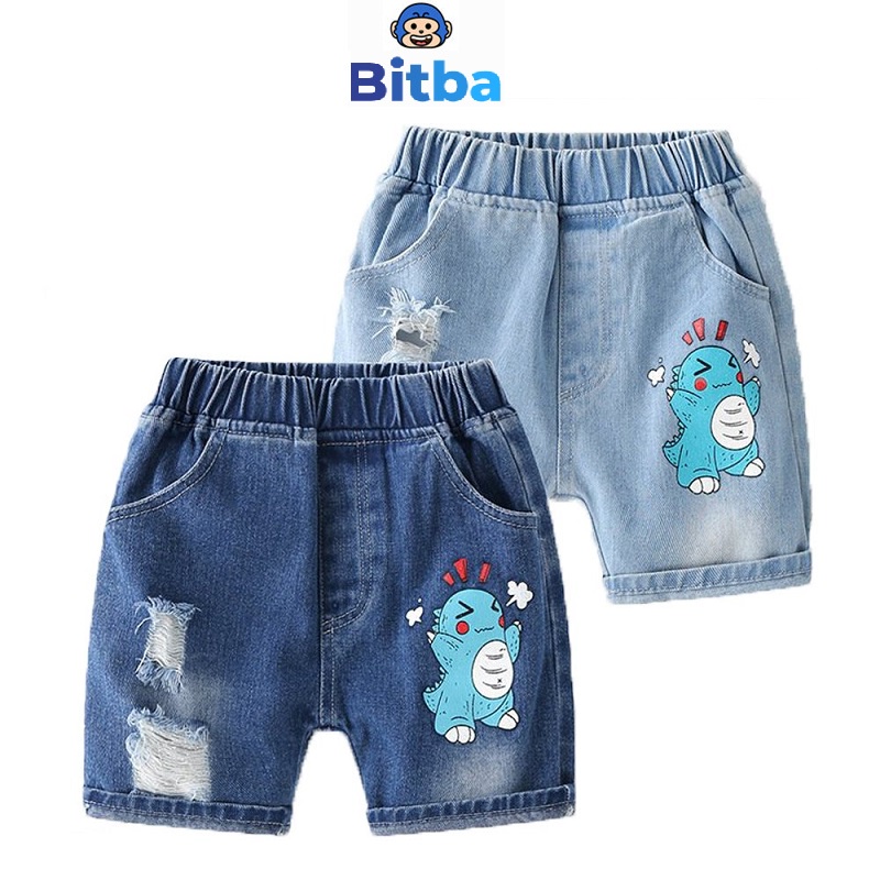 Quần bò bé trai hàn quốc phong cách trẻ em 1 đến 7 tuổi Bitba