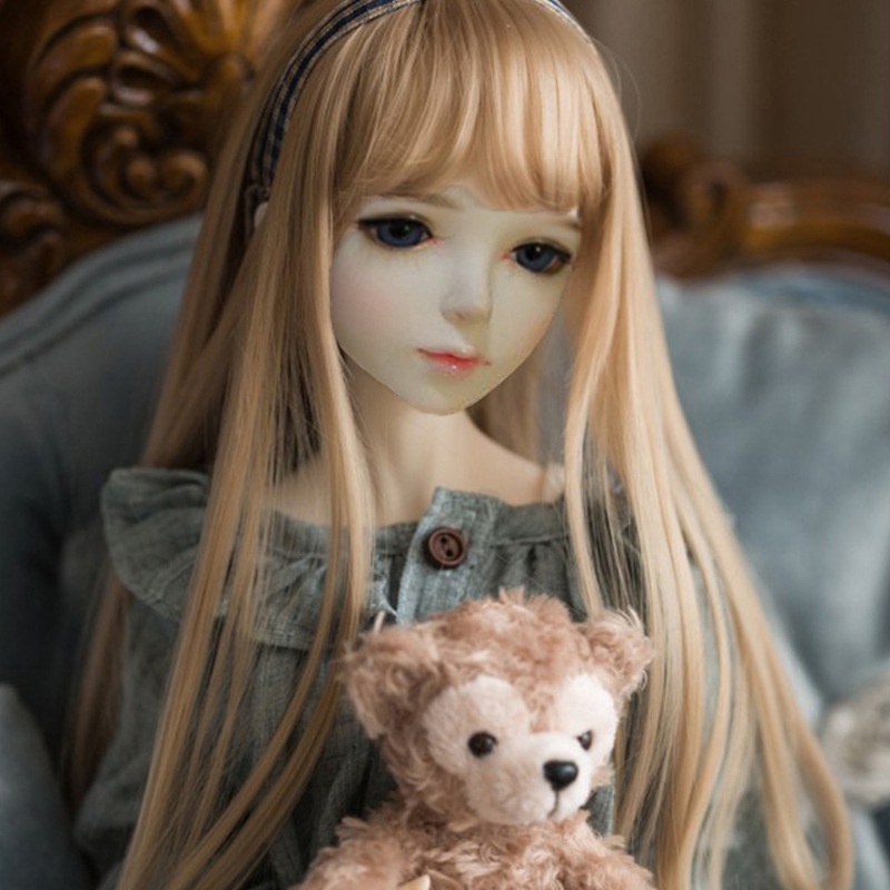 Tóc Giả Dài 60cm Cho Búp Bê 1 / 3 bjd