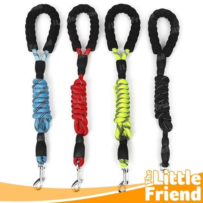 Dây dắt thú cưng đi dạo bằng Nylon dày dặn màu đen