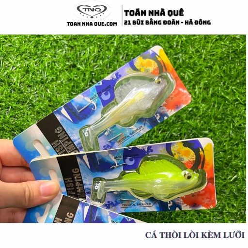 Mồi Câu Lure Giả Cá Thòi Lòi Dark Sleeper Câu Lóc Đen - TNQ LURES TOÁN NHÀ QUÊ