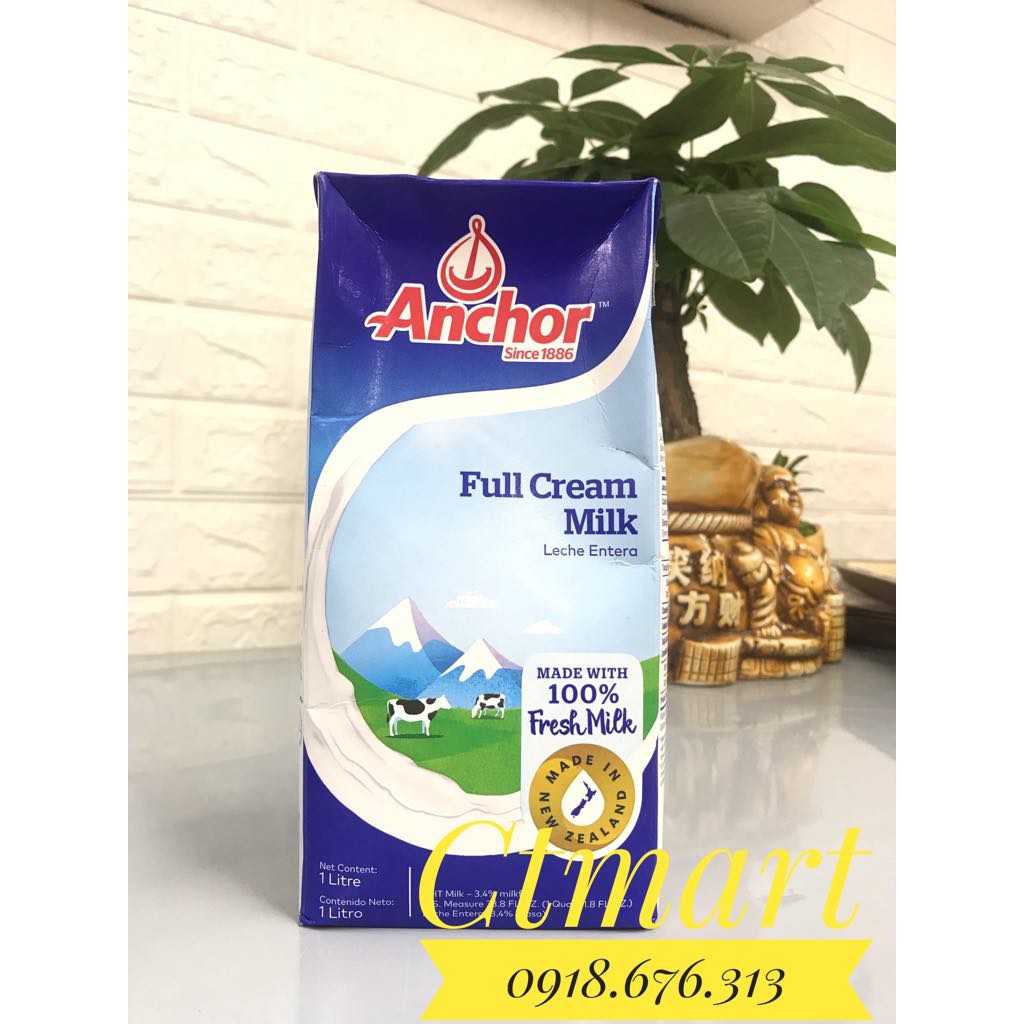 Sữa tươi Anchor Full Cream 1L