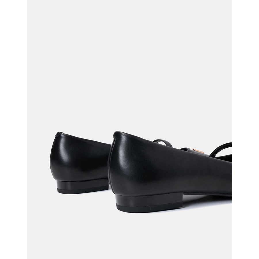 Giày Búp Bê 3cm JUNO Khoá Trang Trí Chữ J BB03096