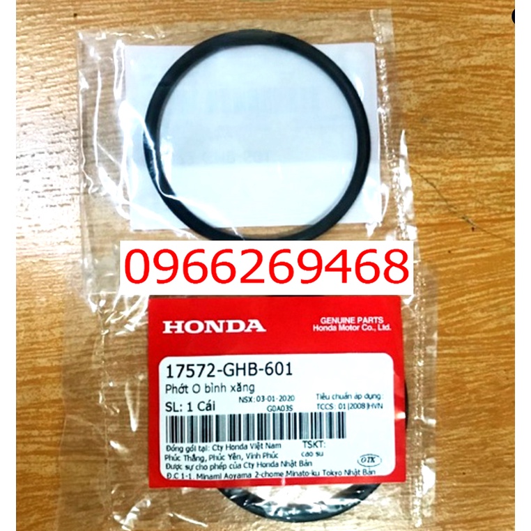 Phớt O bình xăng cho HONDA WINNER / WINNER X Chính Hãng Honda (RS150 V1 V2 V3) (17572-GHB-601)