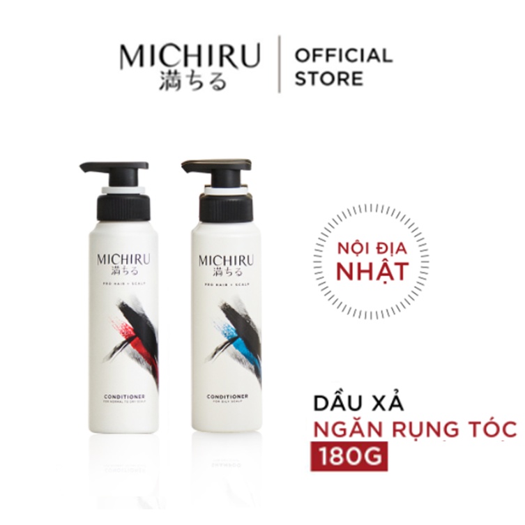 [HB GIFT] Quà tặng 2 món Dầu Gội hoặc dầu Xả MICHIRU ngăn rụng tóc đến 95% 180g/ chai - Giao ngẫu nhiên