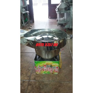 Máy làm bắp rang bơ có máng 2 van gas