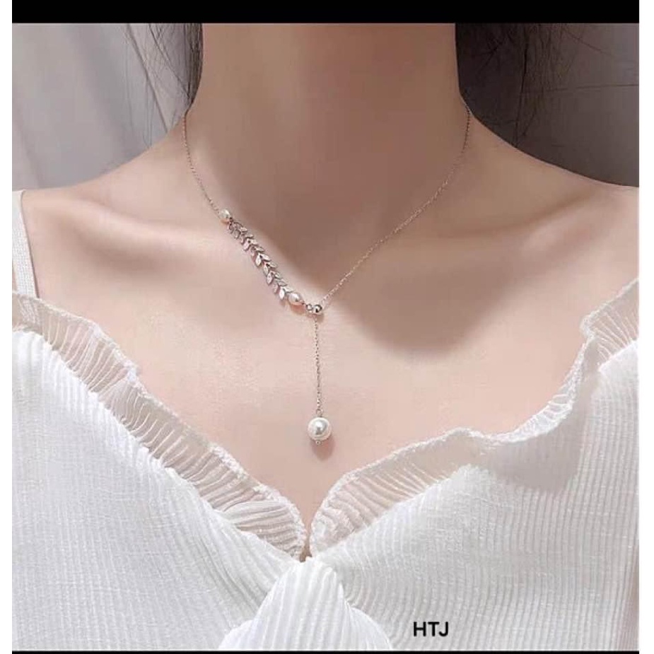 Dây chuyền nữ bạc thật mẫu dây rút mới hottrend - Kho sỉ bạc Nhất Linh