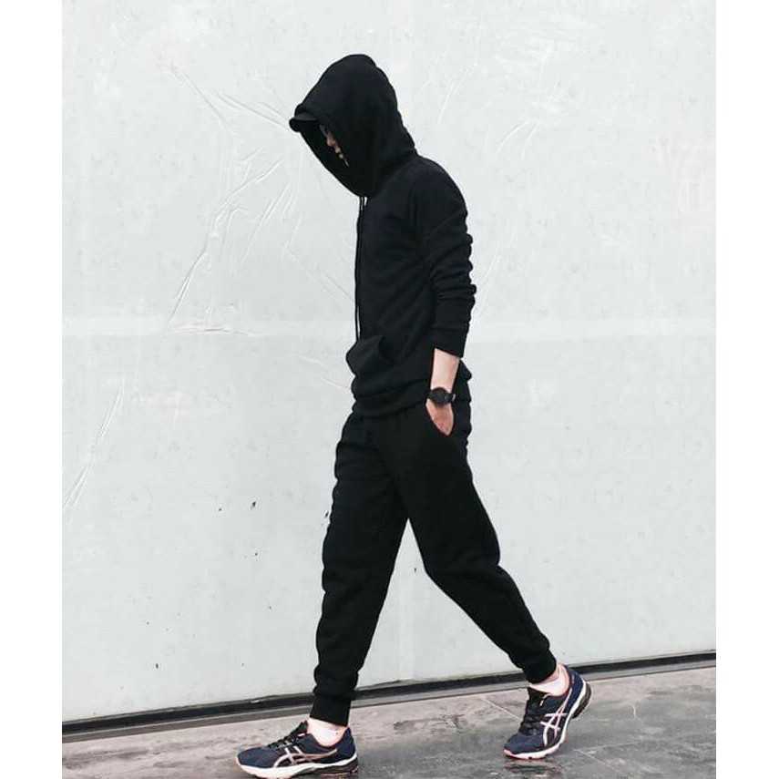 Quần Jogger nỉ bông nam/nữ thời trang 3 màu chọn lựa