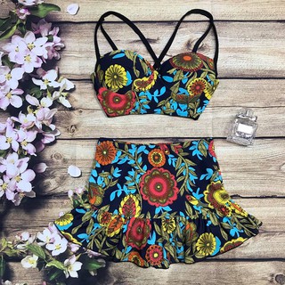 Bikini hoa cúp ngực, hàng thiết kế cao cấp