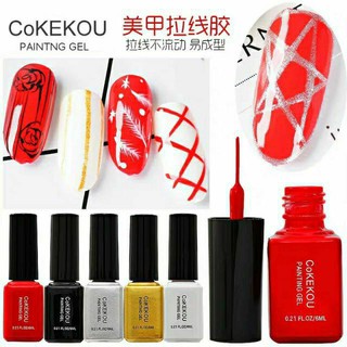 set gel vẽ cọ nét COKECOU, cọ nét cokecou