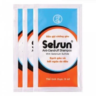 Combo 10 gói dầu gội Selsun chống gàu