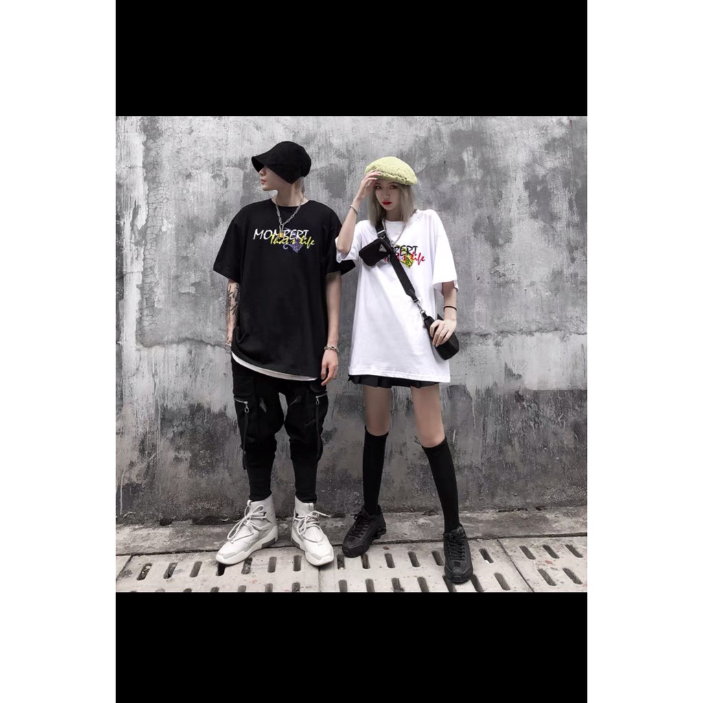 Áo Thun tay lỡ form rộng MomBert
