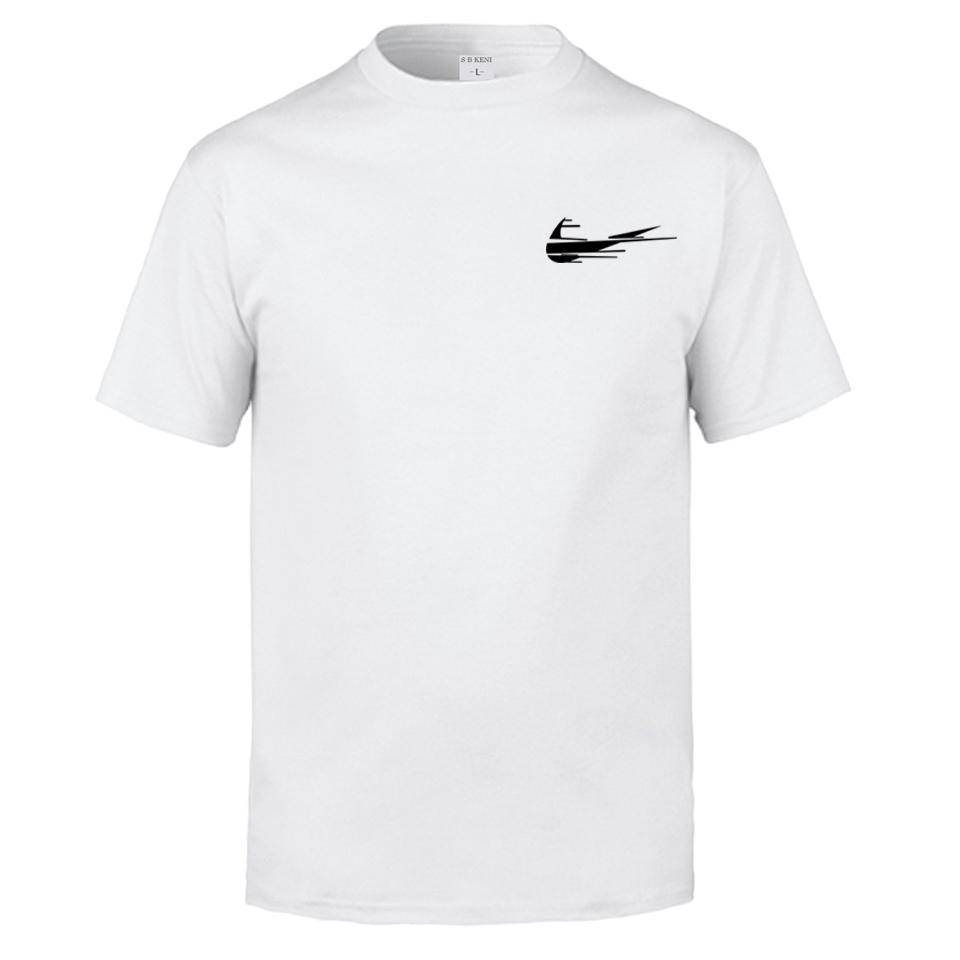 Men Short Sleeve White Broken Pattern T-shirt Fashion Round Neck Basic Casual Shirt Unisex Couple Shirt For Sports