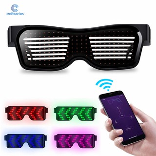 Mắt kính kết nối Bluetooth tích hợp đèn LED thiết kế sáng tạo chất lượng cao
