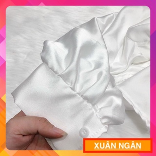 ÁO SƠ MI PHI BÓNG LỤA TAY DÀI HOT