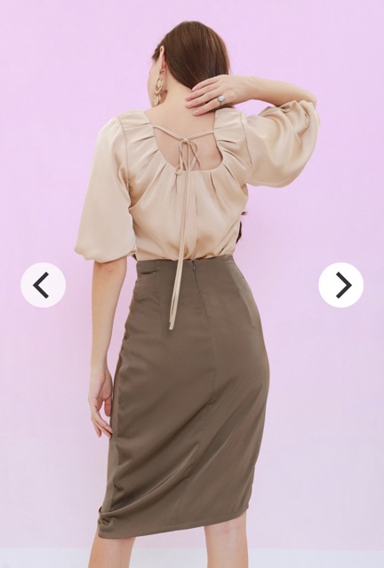 Chân váy Marc vải satin 495k thanh lí | BigBuy360 - bigbuy360.vn