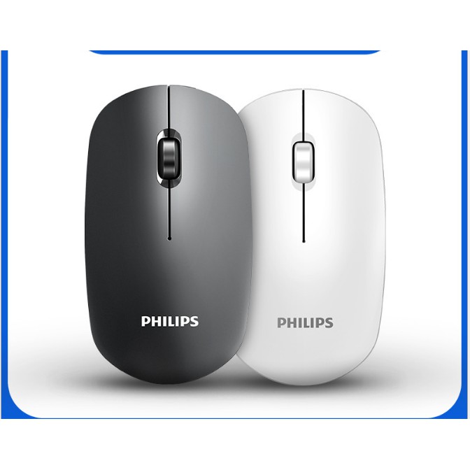 Chuột không dây Philips 2.4G Máy tính để bàn máy tính xách tay tiết kiệm điện cho văn phòng