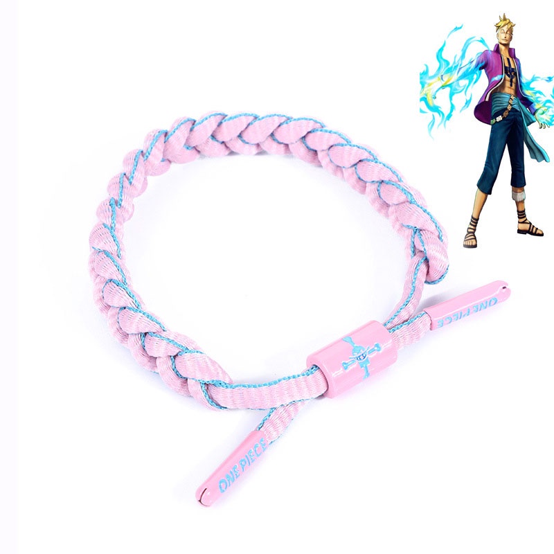 Vòng đeo tay họa tiết anime One piece màu sắc thời trang sành điệu