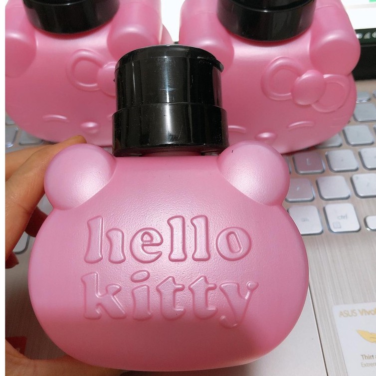 lọ đựng aceton ( hình hello kiti ).