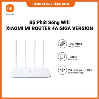 Hàng chính hãng Digiworld | Bộ Phát Sóng Wifi XIAOMI MI ROUTER 4A GIGA VERSION | Mức Độ Phủ Sóng Rộng | 16MB | 64MB
