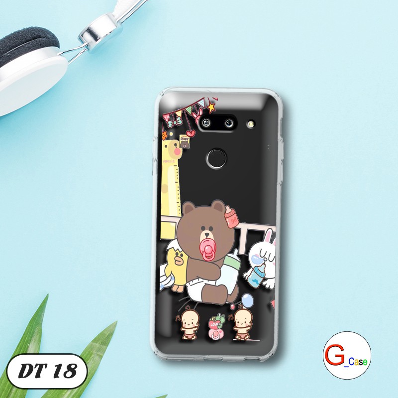 Ốp lưng LG G8 dẻo trong in hình