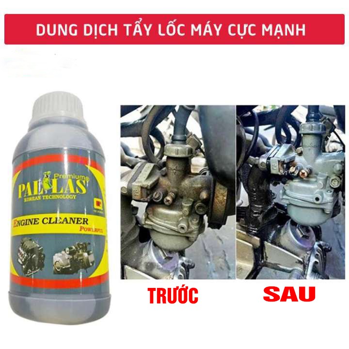 Dung Dịch Tẩy Rửa Lốc Máy Pallas 500ML - Dung Dịch Tẩy Rửa Rỉ Sét Lốc Máy, Bình Xăng,Inox, Nhôm,...- Kivovi