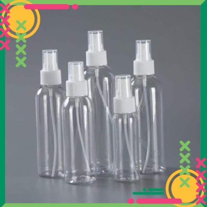 Chai nhựa pet xịt phun sương 50ml/100ml/30ml/20ml chiết nước hoa