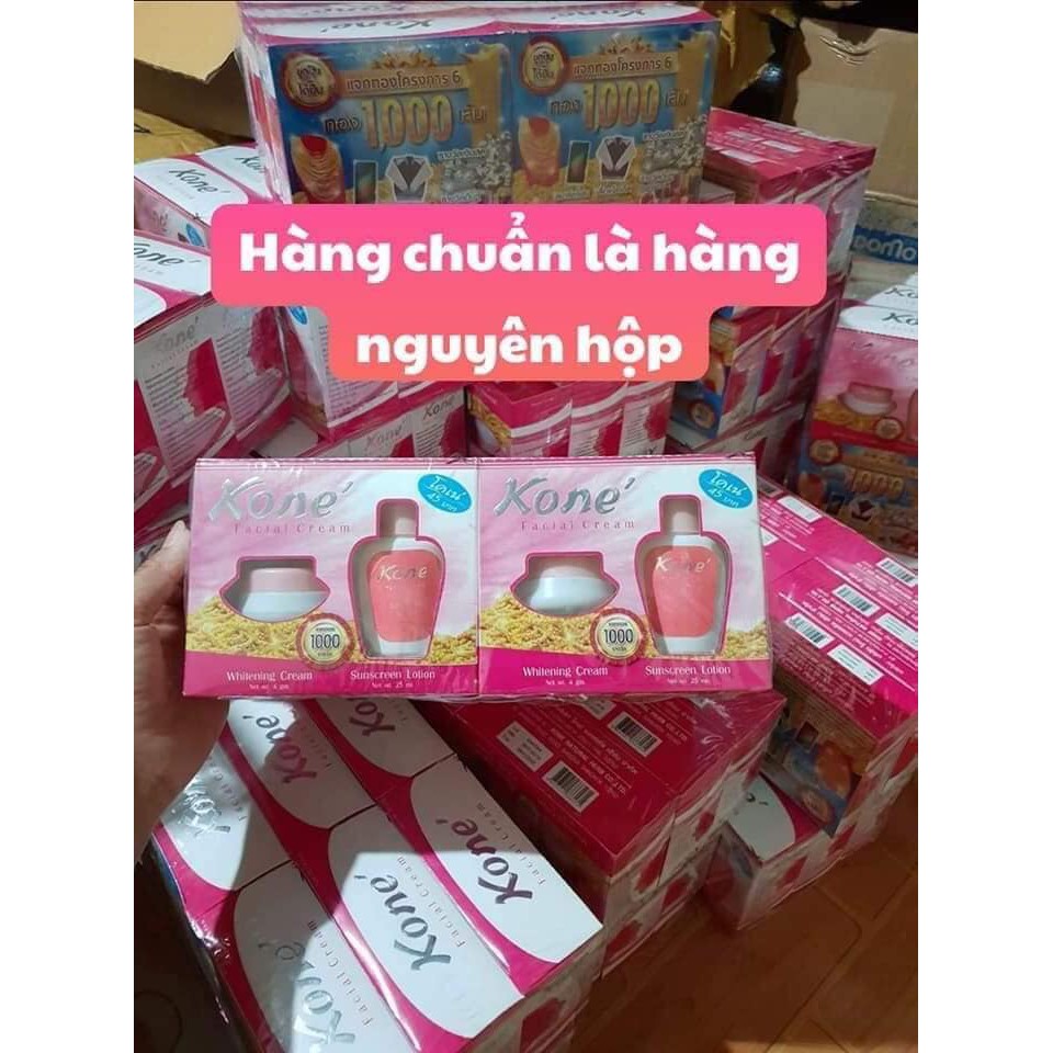 Set Kem Dưỡng Trắng, ĐÁNH BAY Nám Da KONE Facial Cream -Thái Lan