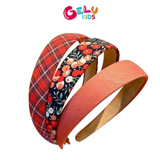 Bờm tóc, băng đô, xược tóc GELU KIDS nhiều màu sắc phong cách Retro - PK003