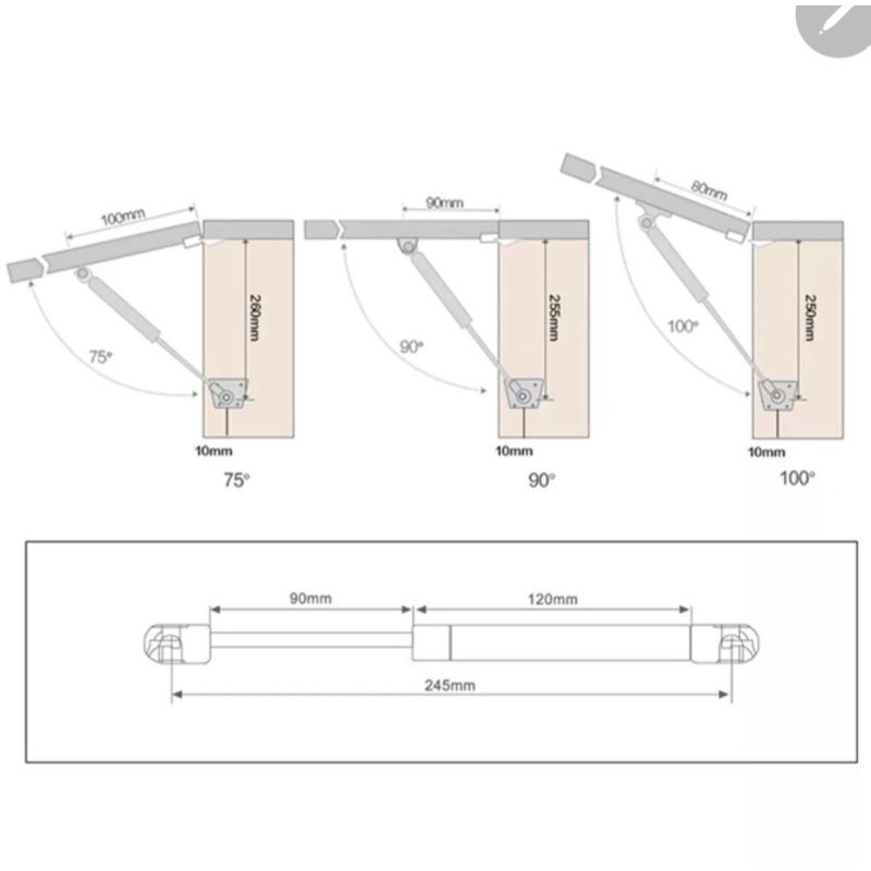 TY HƠI PITTONG THỦY LỰC/ TAY CHÓNG TỦ BẾP/ GAS SPRINGS/ BEN HƠI/ TI HƠI GIẢM CHẤN/ TY NÂNG YÊN CỐP XE MÁY