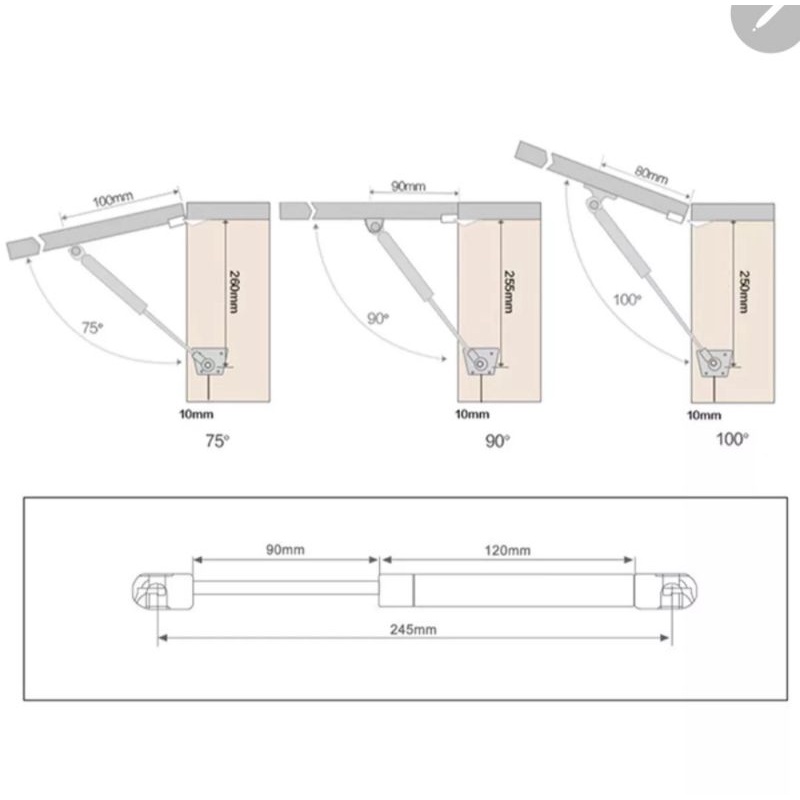 TY HƠI PITTONG THỦY LỰC/ TAY CHÓNG TỦ BẾP/ GAS SPRINGS/ BEN HƠI/ TI HƠI GIẢM CHẤN/ TY NÂNG YÊN CỐP XE MÁY | BigBuy360 - bigbuy360.vn