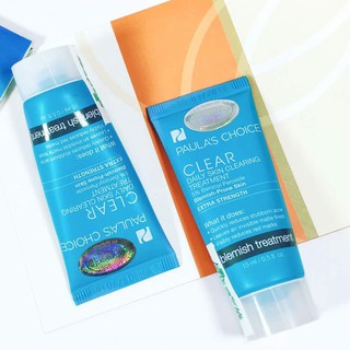 Kem trị mụn sưng đỏ cho da nhạy cảm Paula's Choice Clear Regular Strength Daily Skin Clearing Treatment 15ml