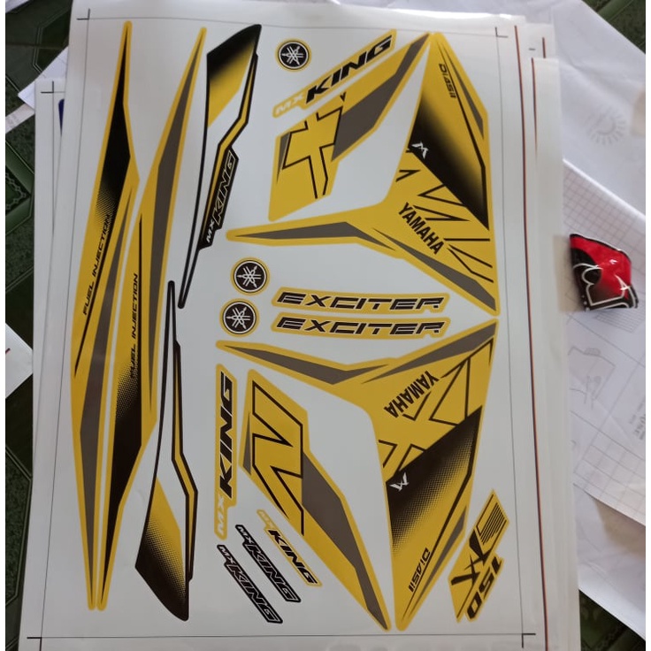 Tem rời ex 150 mxking vàng 2019