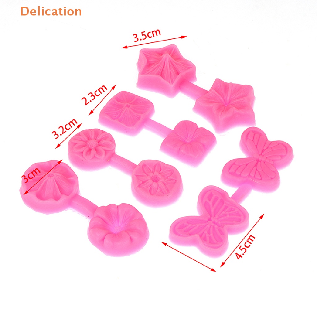 Khuôn Silicone Tạo Hình Hoa Dập Nổi Làm Bánh / Kẹo / Thạch / Socola