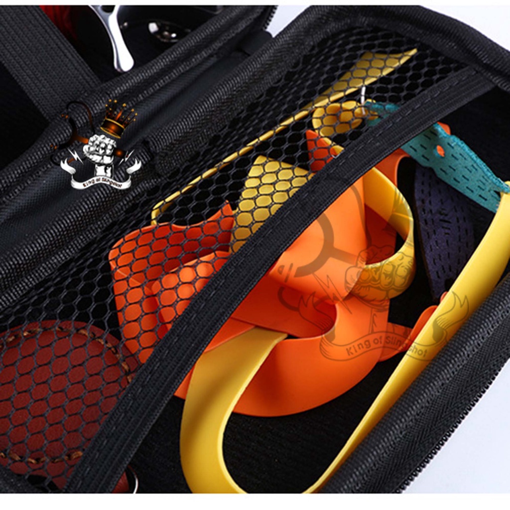 Hộp đựng ná cao su bằng da PU cao cấp - đựng bảo vệ các loại phụ kiện, dễ dàng và tiện lợi khi sử dụng