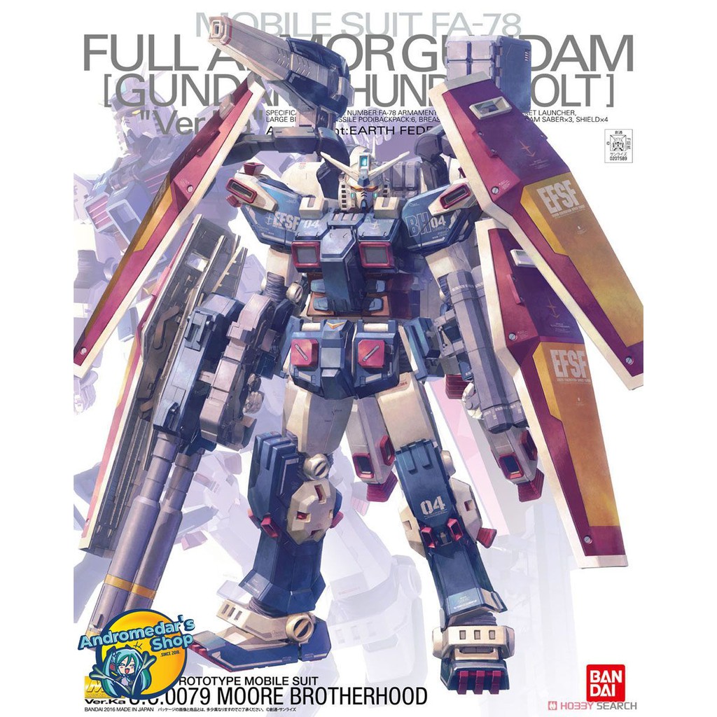 Mô hình lắp ráp 1/100 MG Full Armor Gundam Ver.Ka  Model Kits