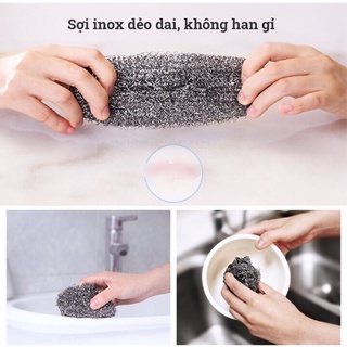Vỉ 6 Miếng Cước Sắt( cước thiết) Chùi Nồi