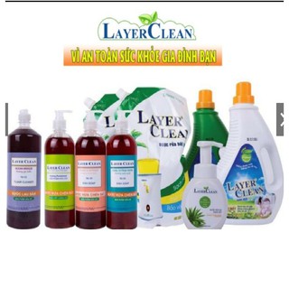 Bình 5lít Nước rửa chén bát hữu cơ LayerClean hương quế