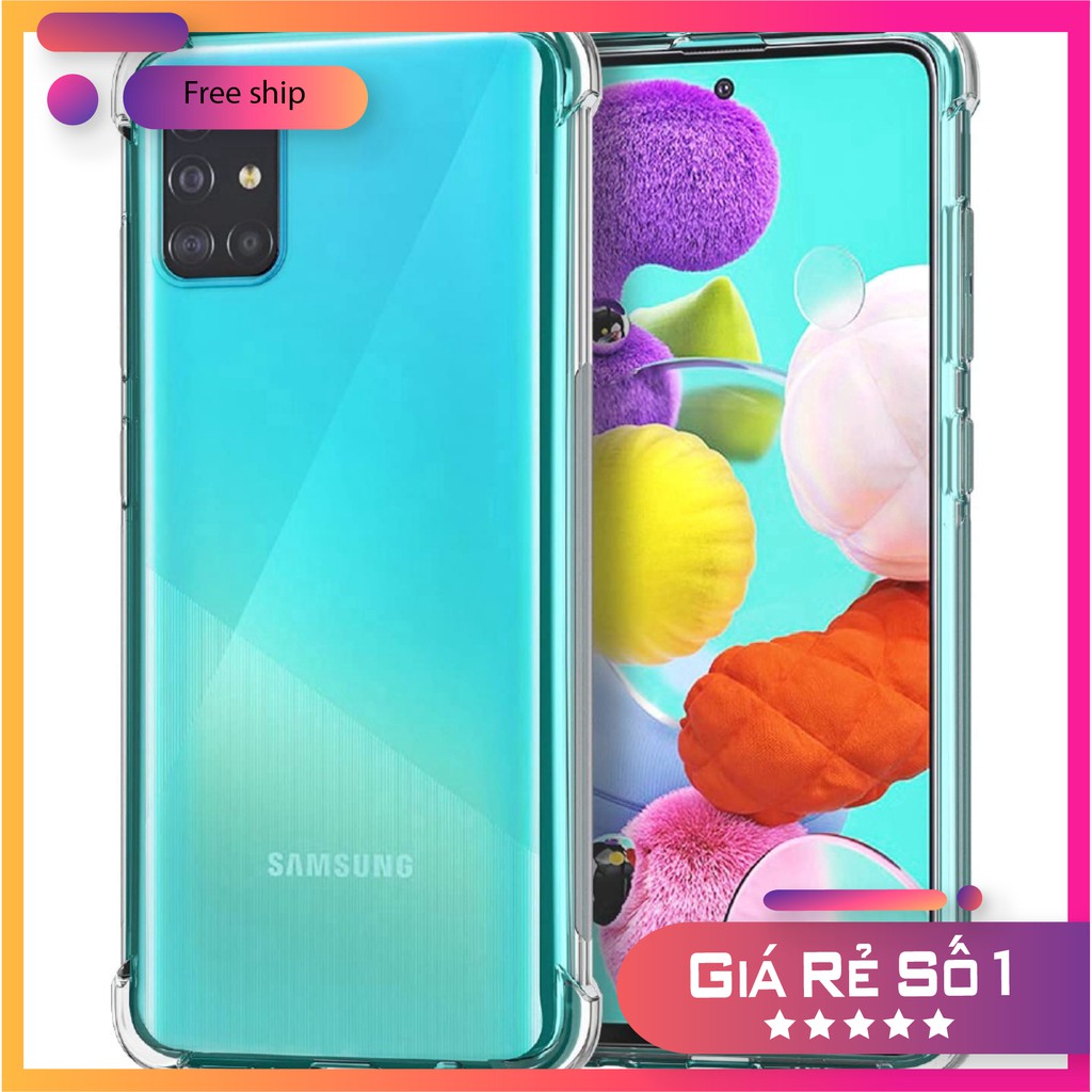 Ốp điện thoại mềm trong suốt chống sốc chất lượng cao cho Samsung Galaxy ss A12 A02s A51 A71 A31 A11 A01 5G