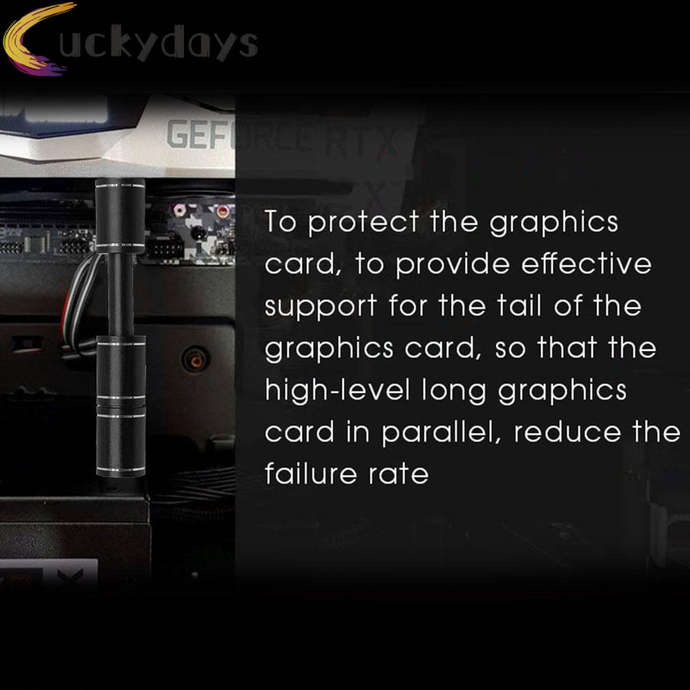 LUCKYDAYS DH Graphics Card Stand GPU Video Card Holder Aluminum Telescopic Bracket | WebRaoVat - webraovat.net.vn
