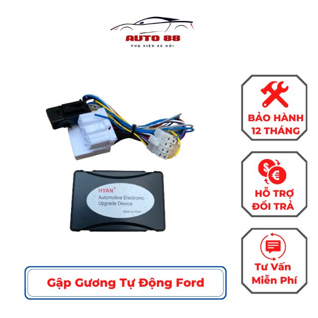 Tự động gập gương Ford dành cho xe đã có gương điện, có kỹ thuật viên hướng dẫn lắp đặt Auto88.officialstore