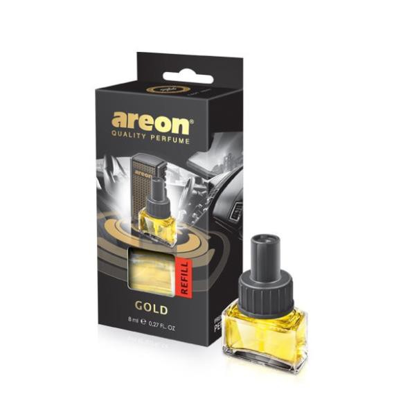 Nước hoa ô tô Kẹp Cửa Gió Hương Gold (Bình thay thế) – AREON CAR Gold