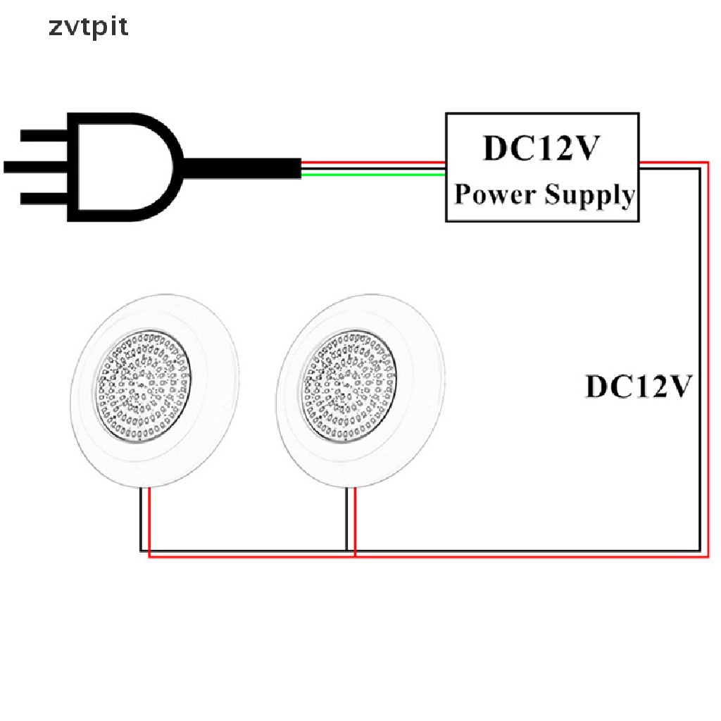 [ZVPT] DC12V LED swimming pool light waterproof warm white diving light DSF