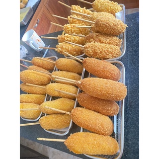 Hotdog phô mai - xúc xích