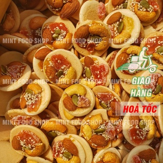 Bánh đồng tiền mix hạt dinh dưỡng xí muội lon 300gram