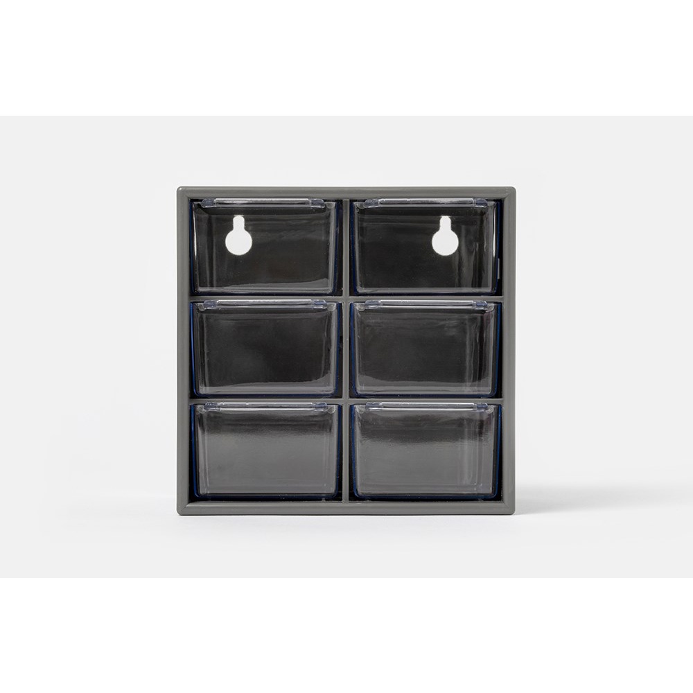 Hộp Ngăn Kéo Mini ARTBOX Hàn Quốc 6 Ngăn Có Nhãn Dán Đi Kèm