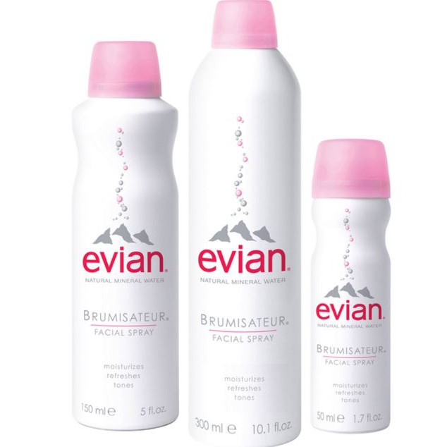 Xịt khoáng thiên nhiên Evian Brumisateur Facial Spray | WebRaoVat - webraovat.net.vn